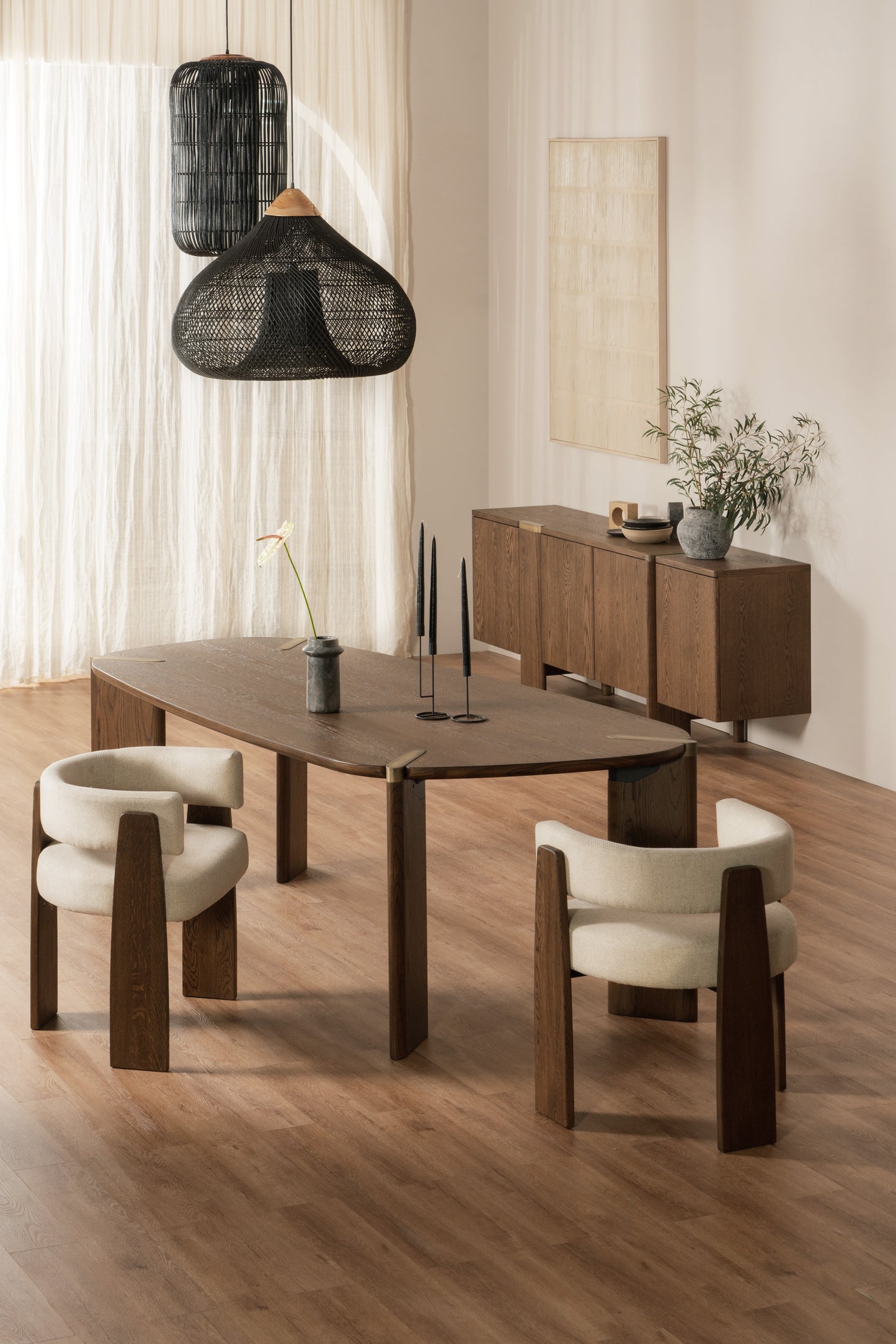 Montaro Dining Table - Walnut