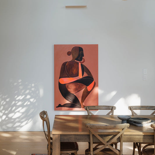 Lost in Time Painting — By Natasha Bakhshov | Amier Home