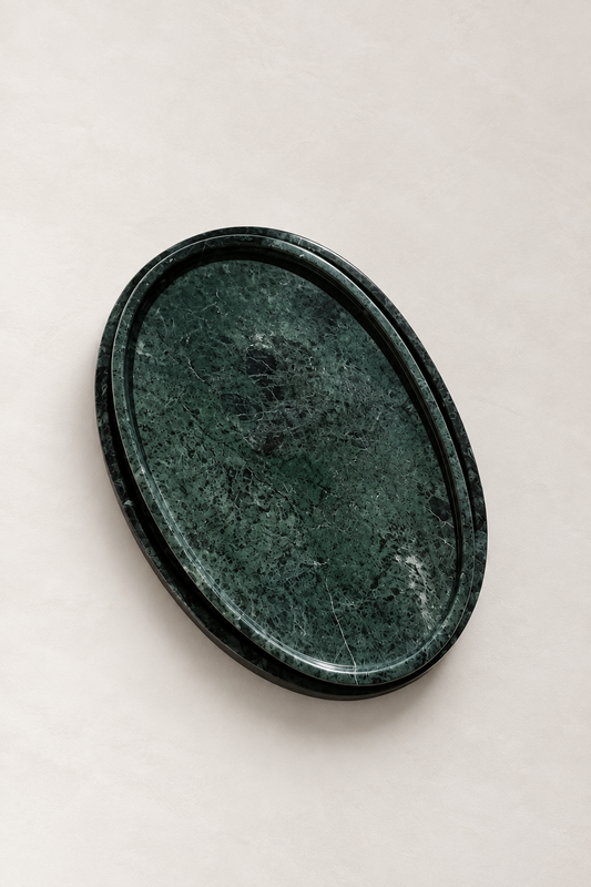 Oval Tray | Green Parade
