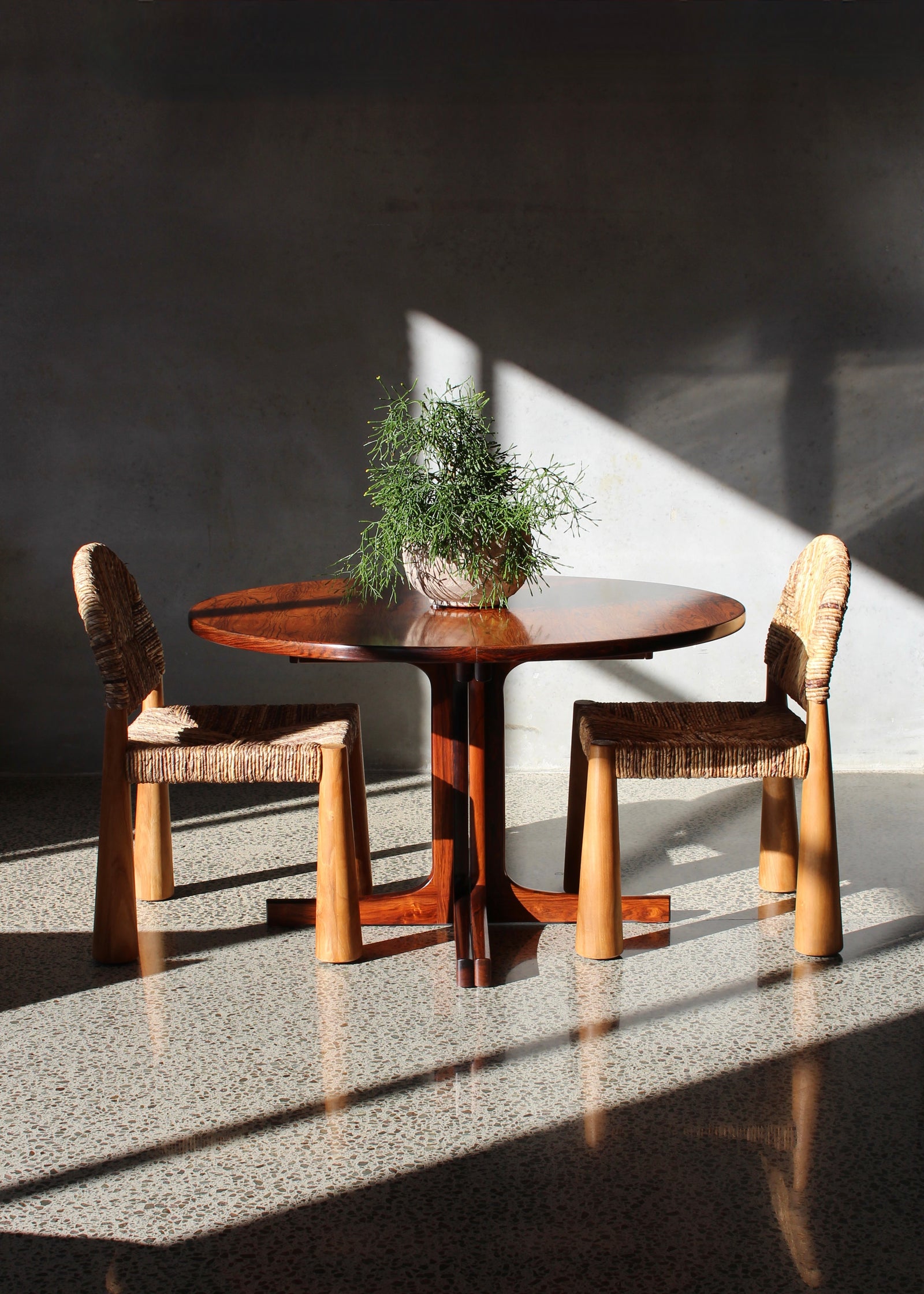 Danish Midcentury Modern Extending Dining Table | By Niels Moller The old Cinema
