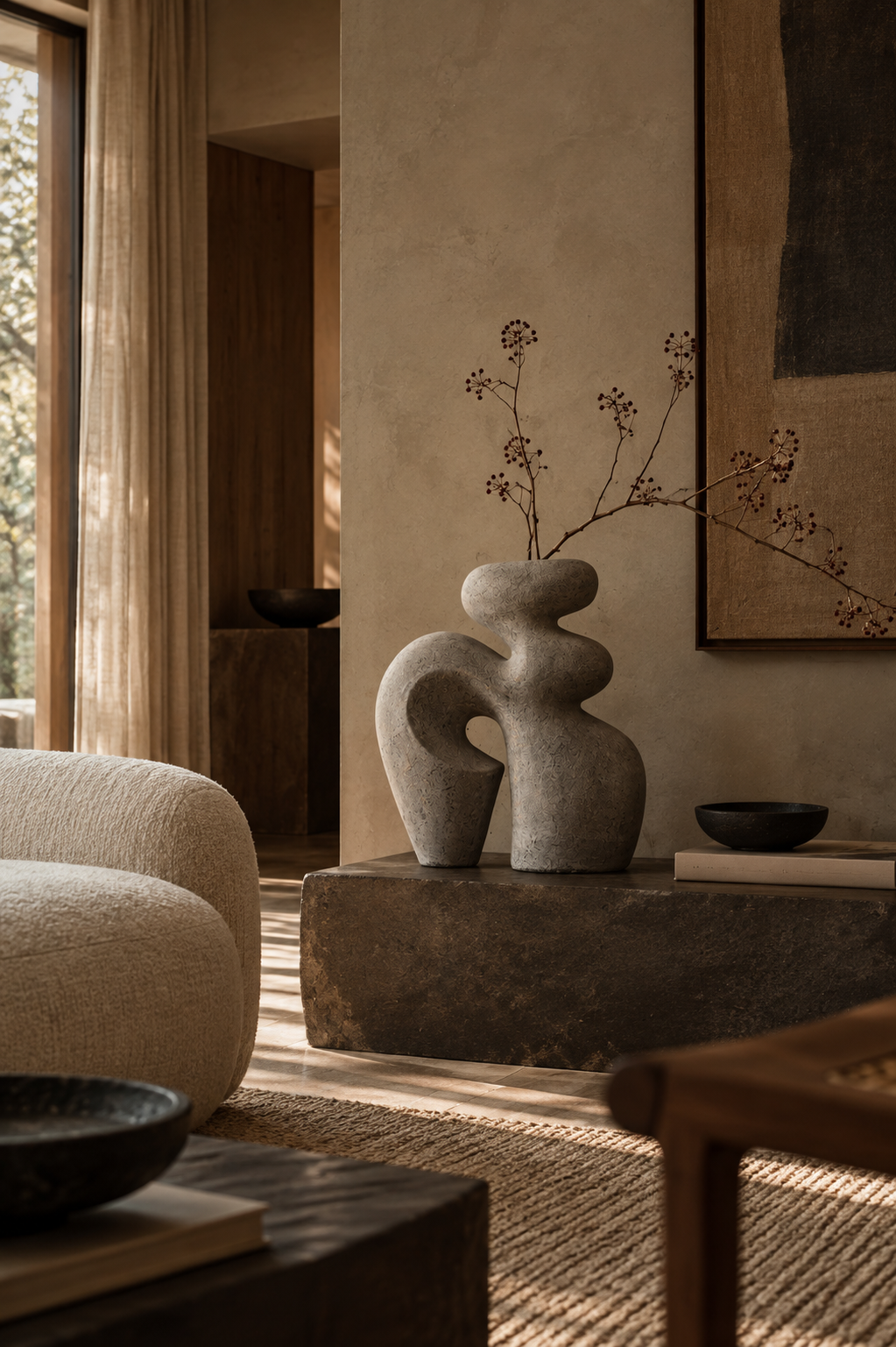 Luna Vase | Fiber Cement