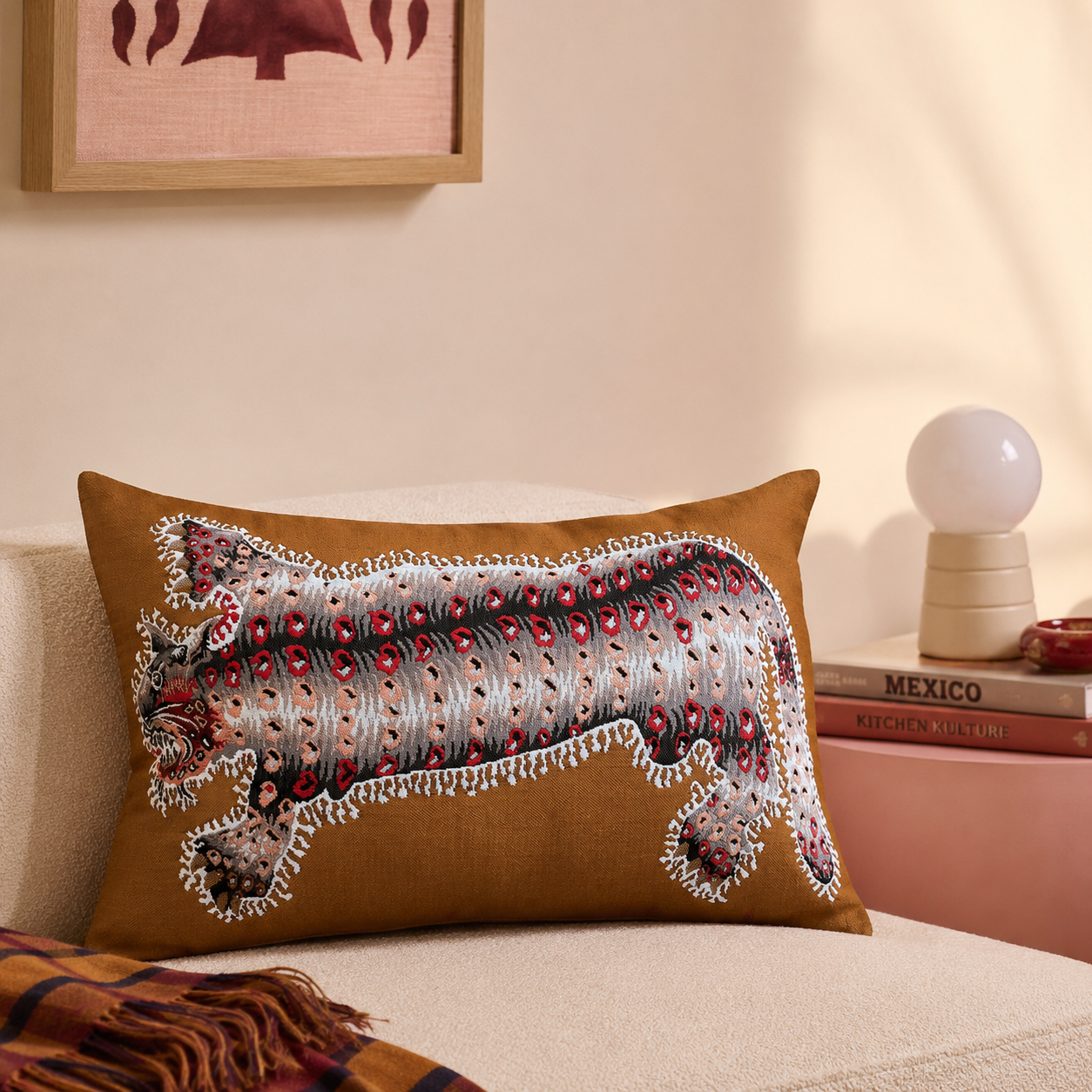 Tiger Cushion Cover — Jean Lurçat Collection by jules pansu — view 5 | Amier Home