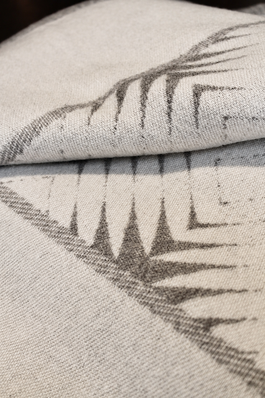 indy Texturized Throw grey Blanket