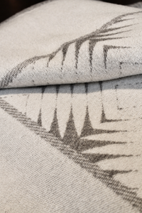indy Texturized Throw grey Blanket
