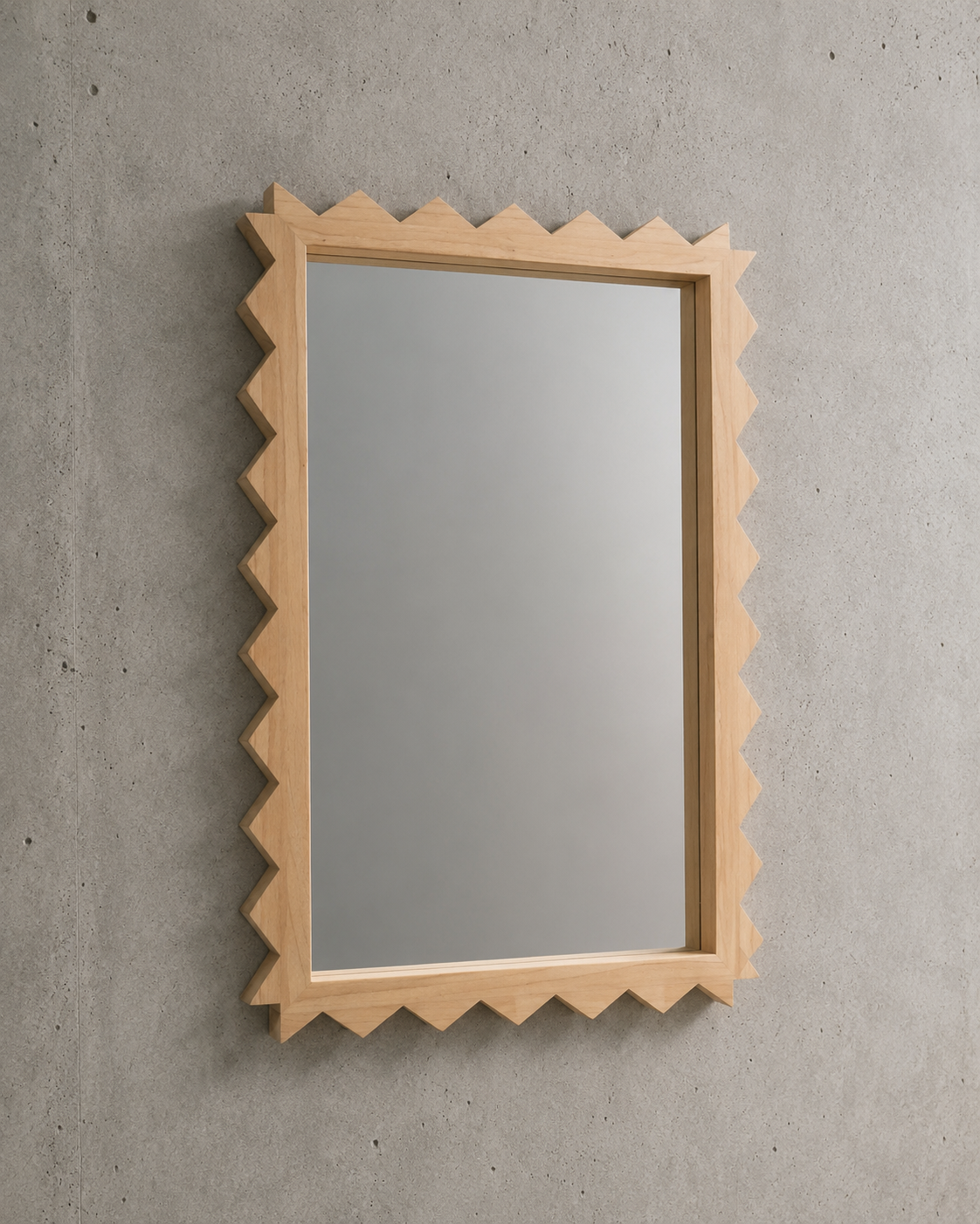 Zig Zag — mirror by Maison Sauvage — view 3 | Amier Home