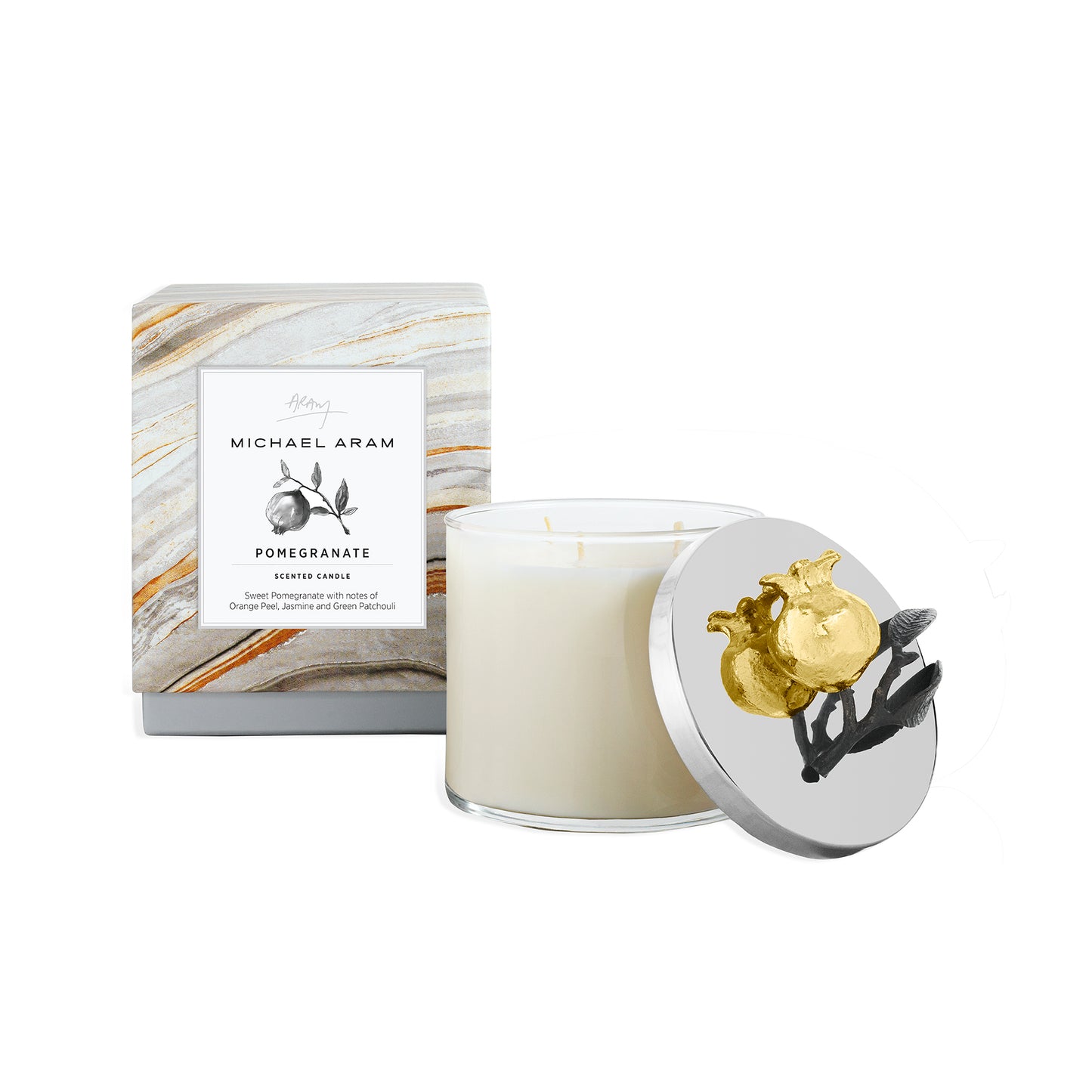 Pomegranate Gold Candle