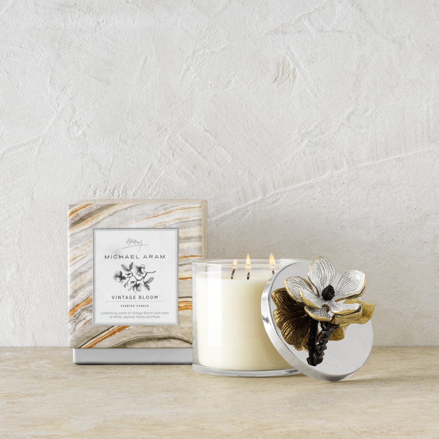 Vintage Bloom Candle