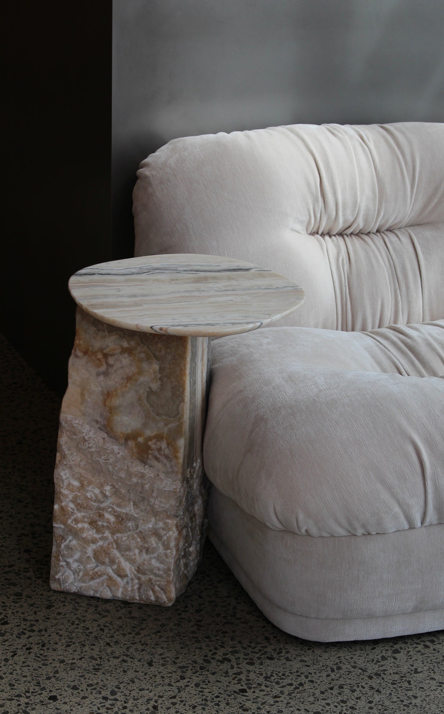 Stone Side Table