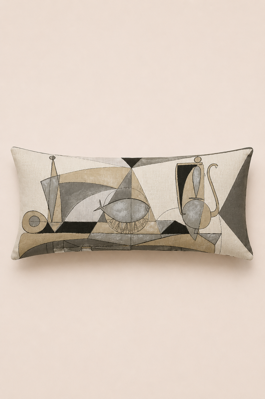 Still Life with Bottle, Sole, and Ewer 1946 — Picasso Collection Cushion Cover by jules pansu — view 2 | Amier Home