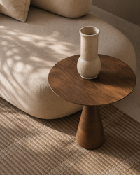 Lina Vase — Sandstone by Cita Mulya — view 2 | Amier Home