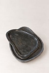 Organic Cut Tray | River Stone