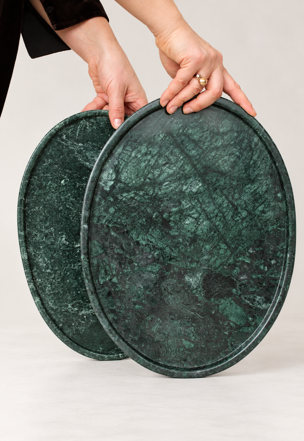 Oval Tray | Green Parade