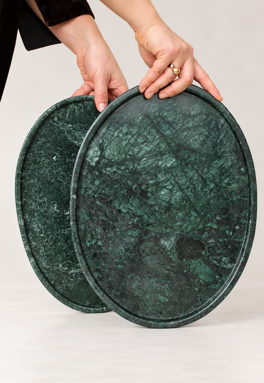 Oval Tray | Green Parade