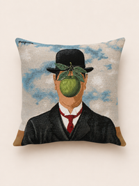 The Great War 1964 Cushion Cover (René Magritte Collection) by jules pansu — view 2 | Amier Home