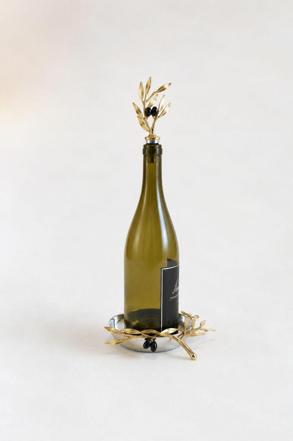 Wine Coaster and Stopper Set Michael Aram