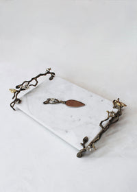 Lovebirds Cheeseboard with Knife | Michael Aram Michael Aram