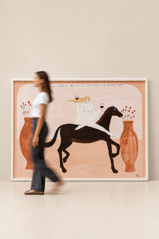 Oh To Love And To Be Loved Painting | By Rizz