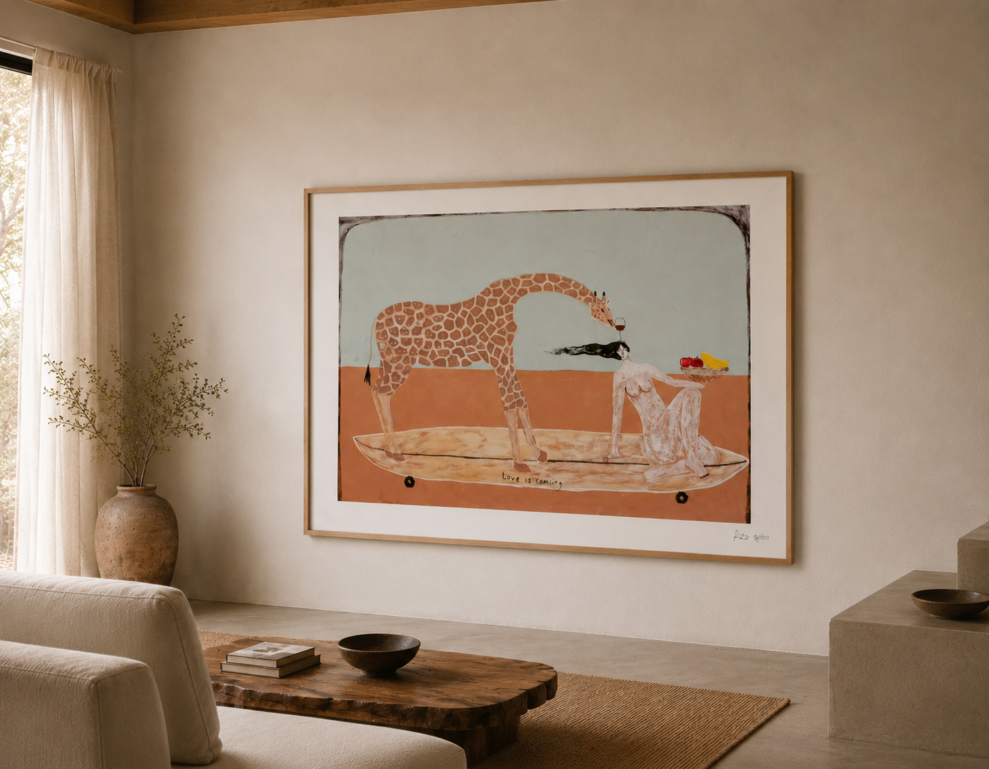 Sweet Feeling Print (Large) — By Rizz — view 2 | Amier Home