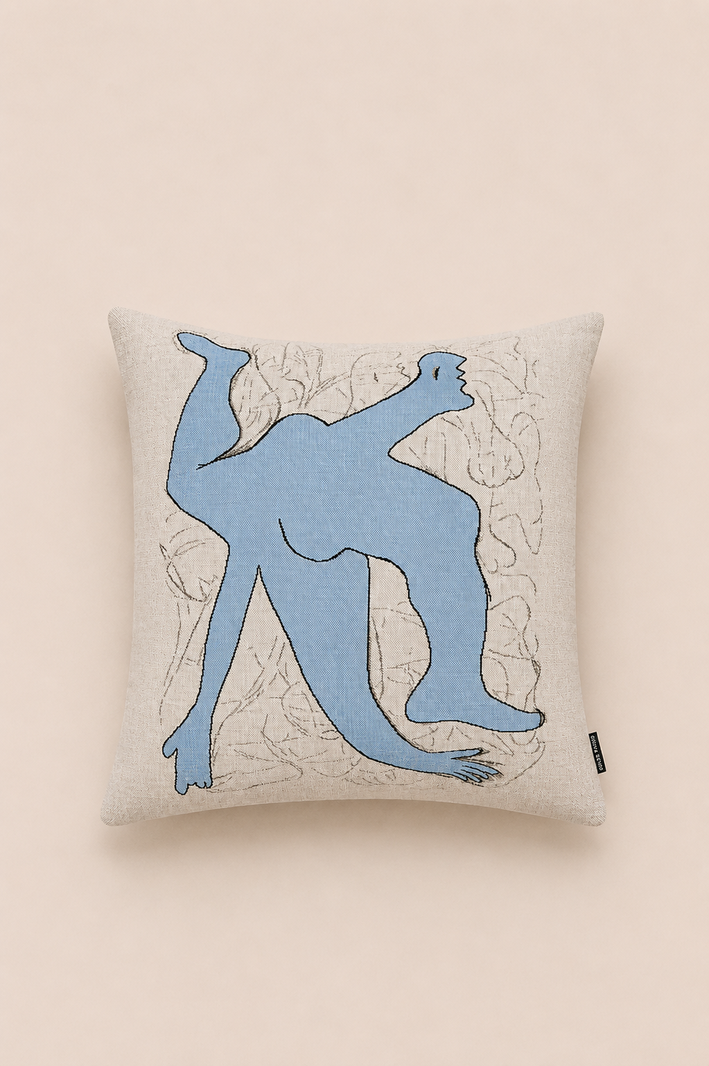 The Blue Acrobat — Picasso Collection Cushion Cover by jules pansu — view 2 | Amier Home
