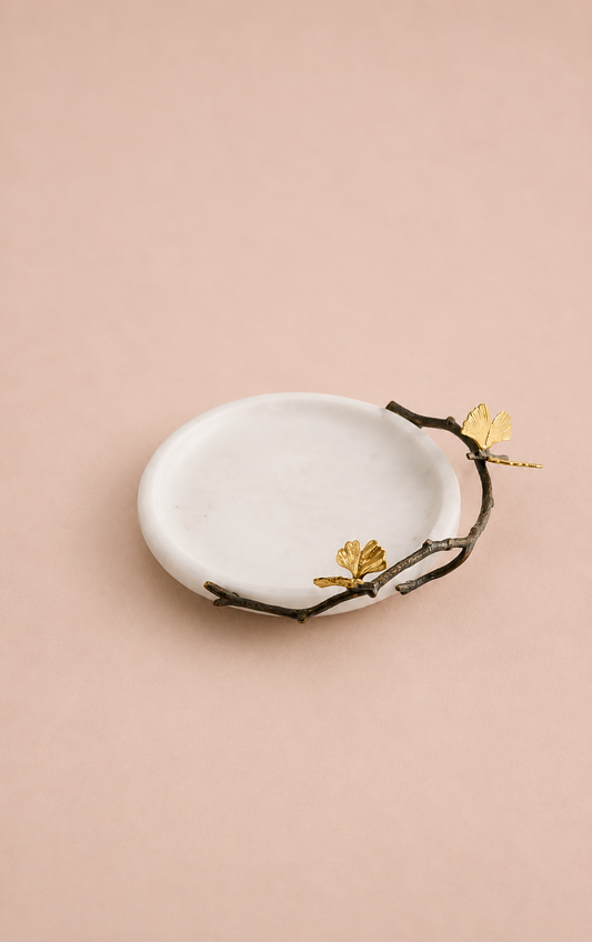 Butterfly Ginkgo Trinket Tray | Michael Aram