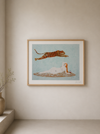 Surf With The Tiger Print (Medium) — By rizz — view 2 | Amier Home