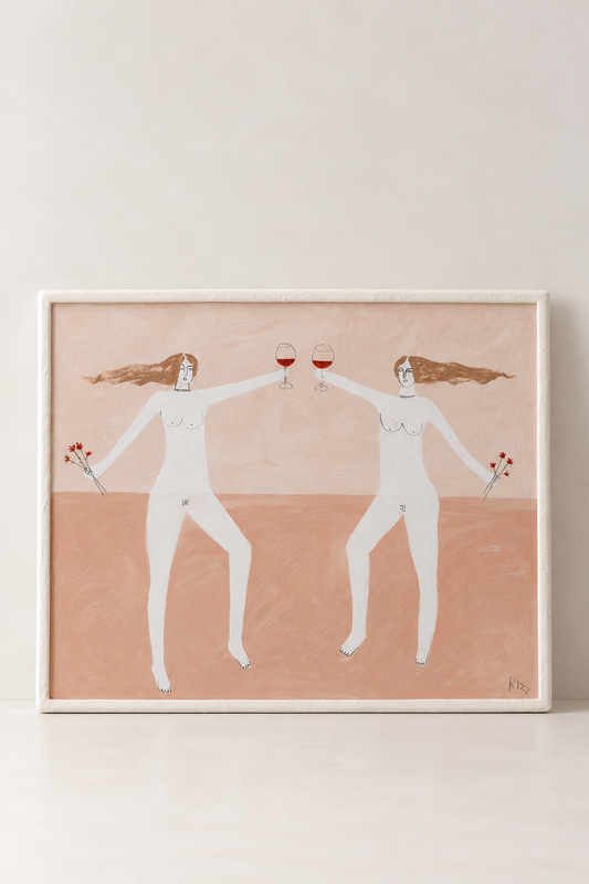 Cheers Babe Painting | By Rizz