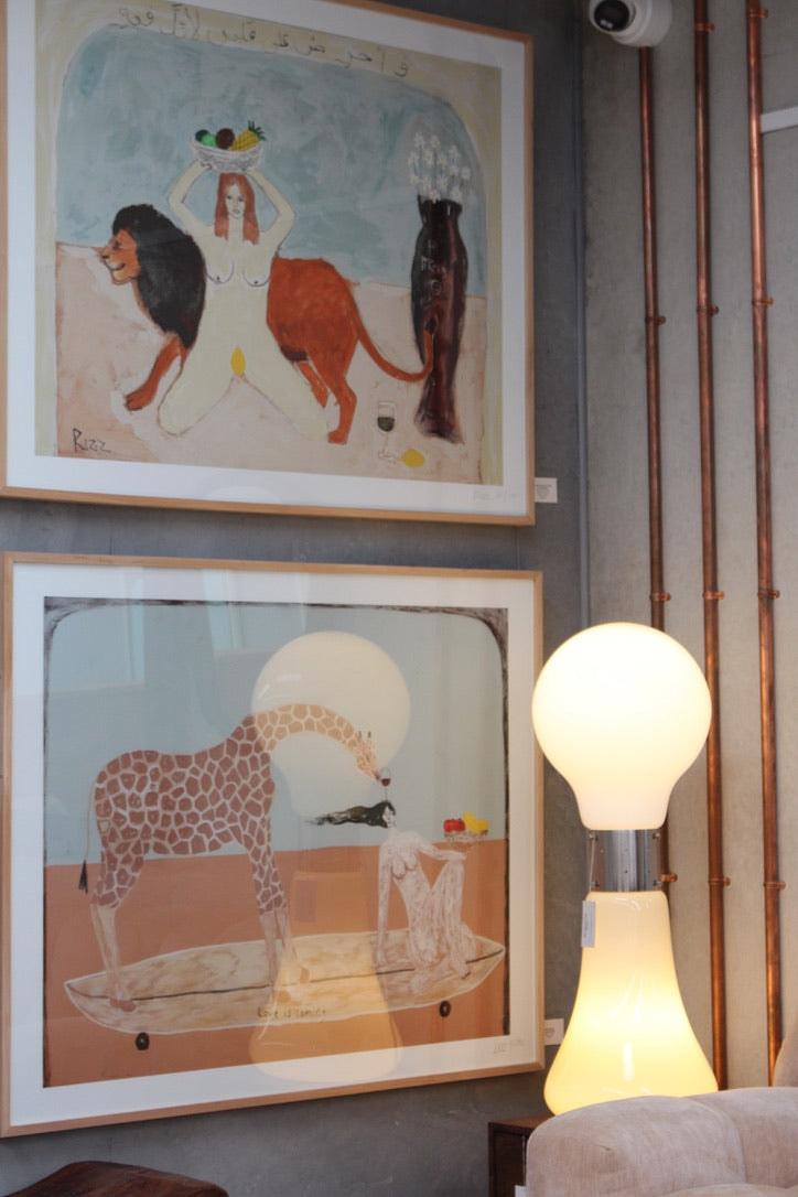 2000s Italian Brillo Lamp | By Carlo Nason Carlo Nason