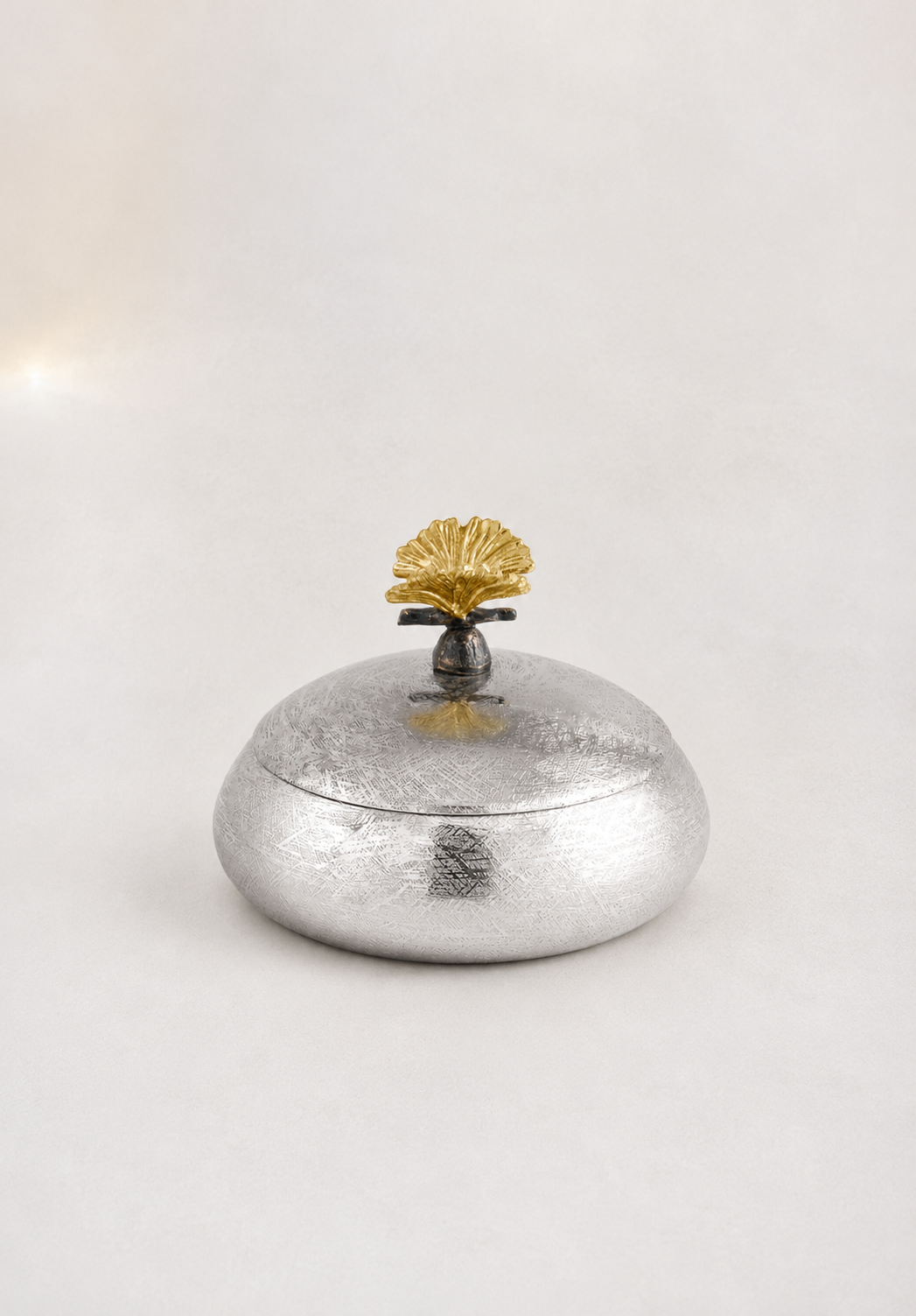 Butterfly Ginkgo Round Trinket Box — Michael Aram — view 2 | Amier Home