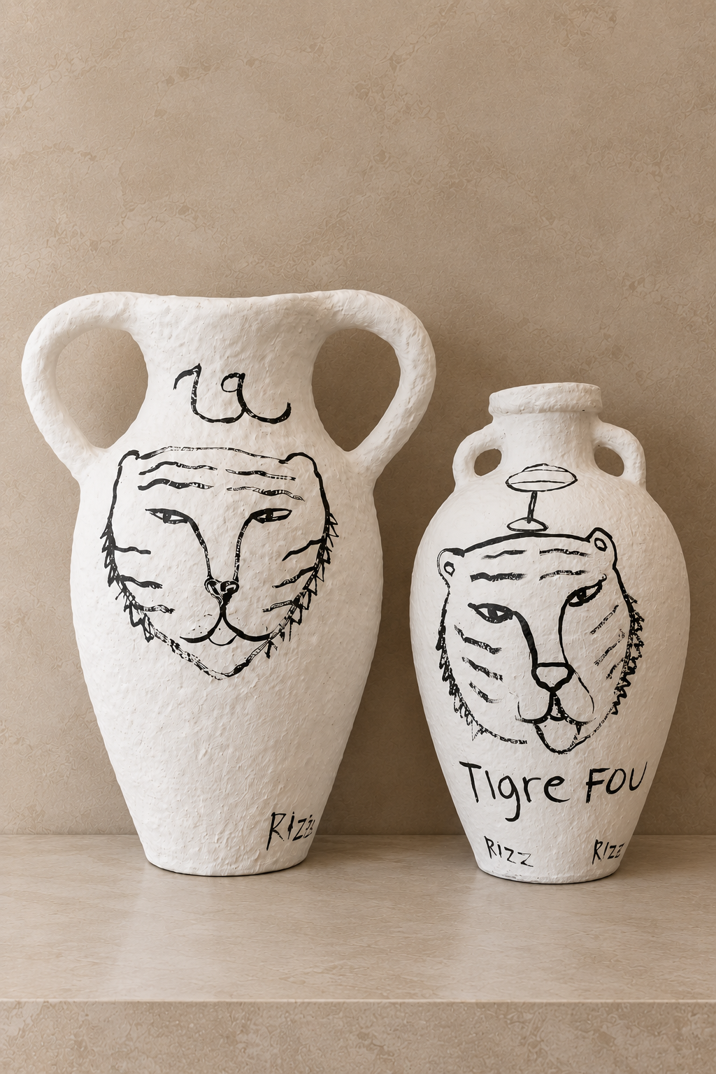 Tiger Vase | By Rizz