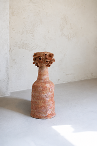 textured terracotta ceramic sculpture