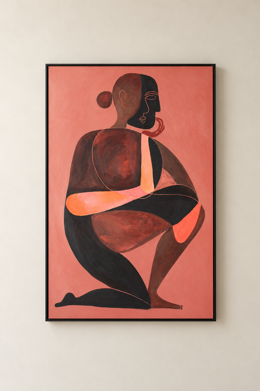Lost in Time Painting | By Natasha Bakhshov