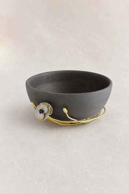 Anemone Wood Bowl | Michael Aram