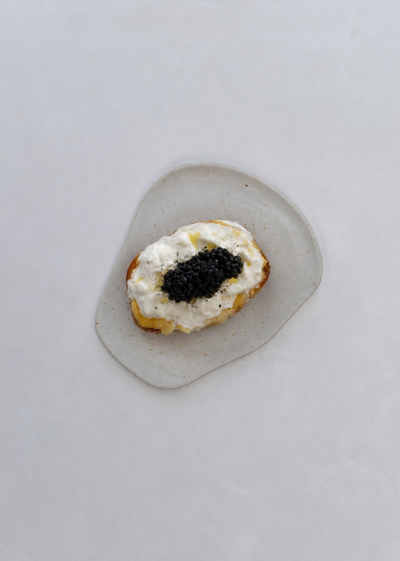 organic shaped saucer coffee plate