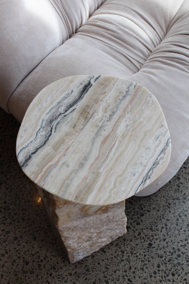 Stone Side Table