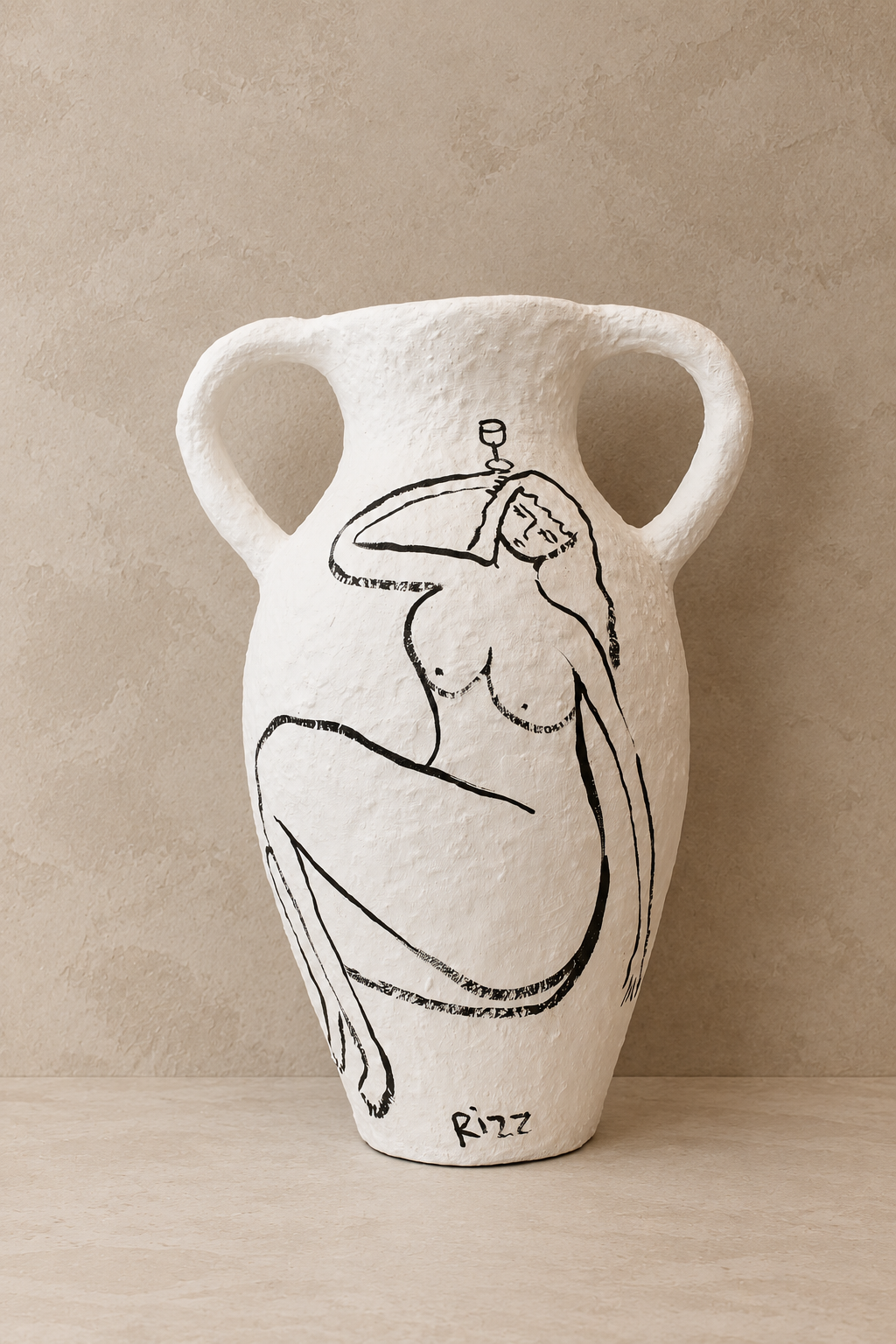 Woman with Wine Vase | By Rizz
