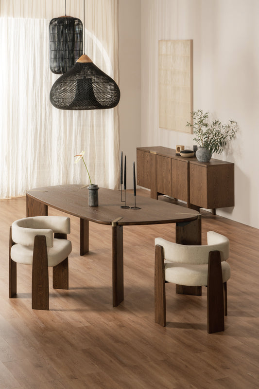 Montaro Dining Table - Walnut