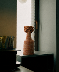 textured terracotta ceramic sculpture