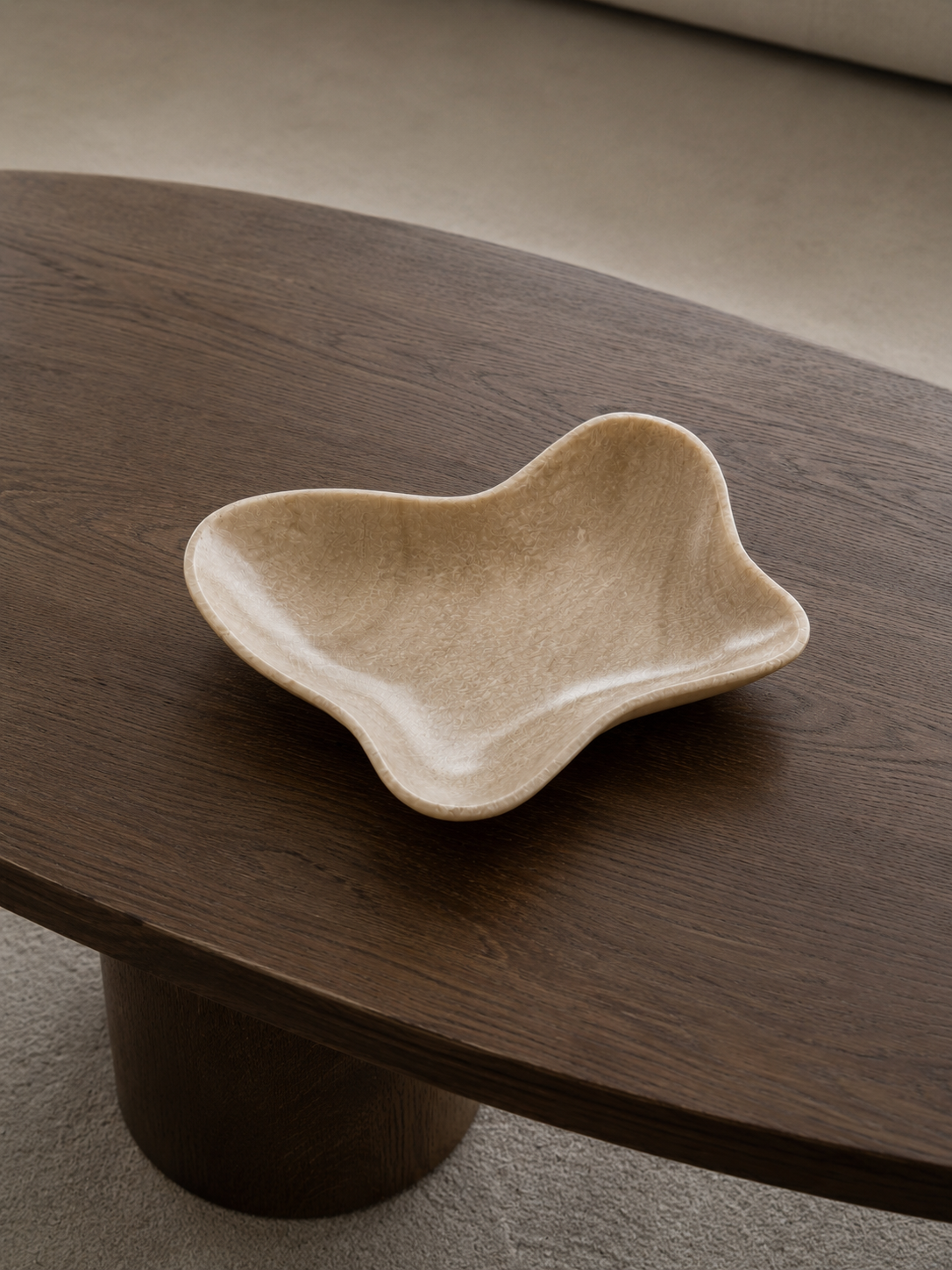 Sea Plate Decorative Bowl made of onyx stone