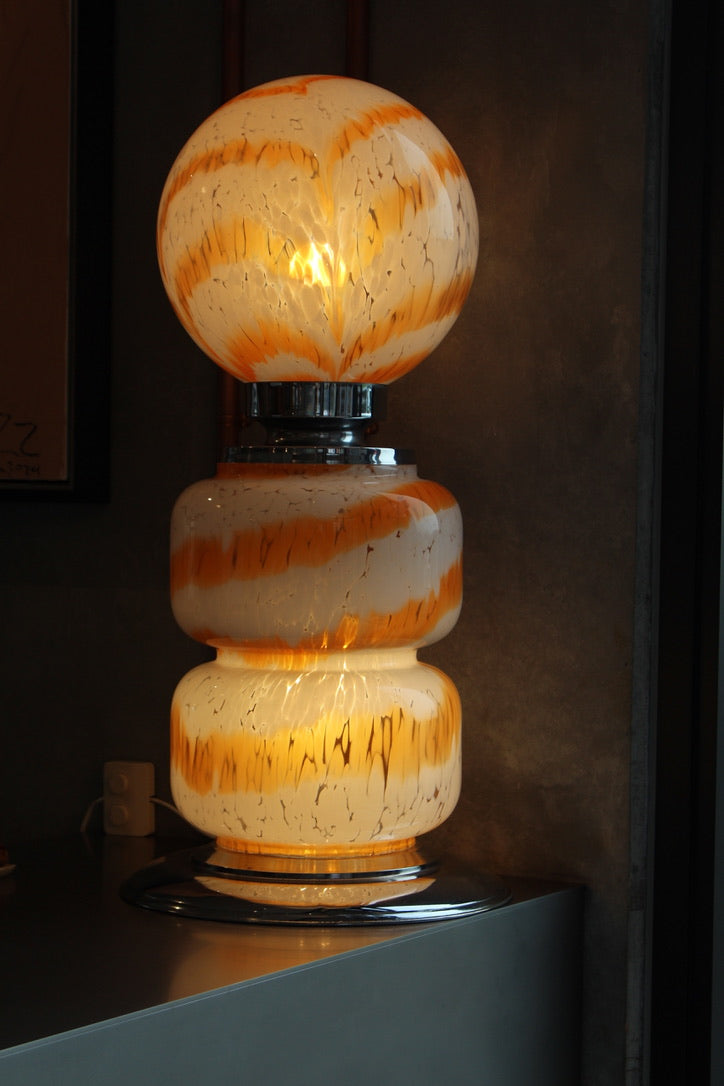1970s Italian Murano Glass Lamp | By Carlo Nason Carlo Nason