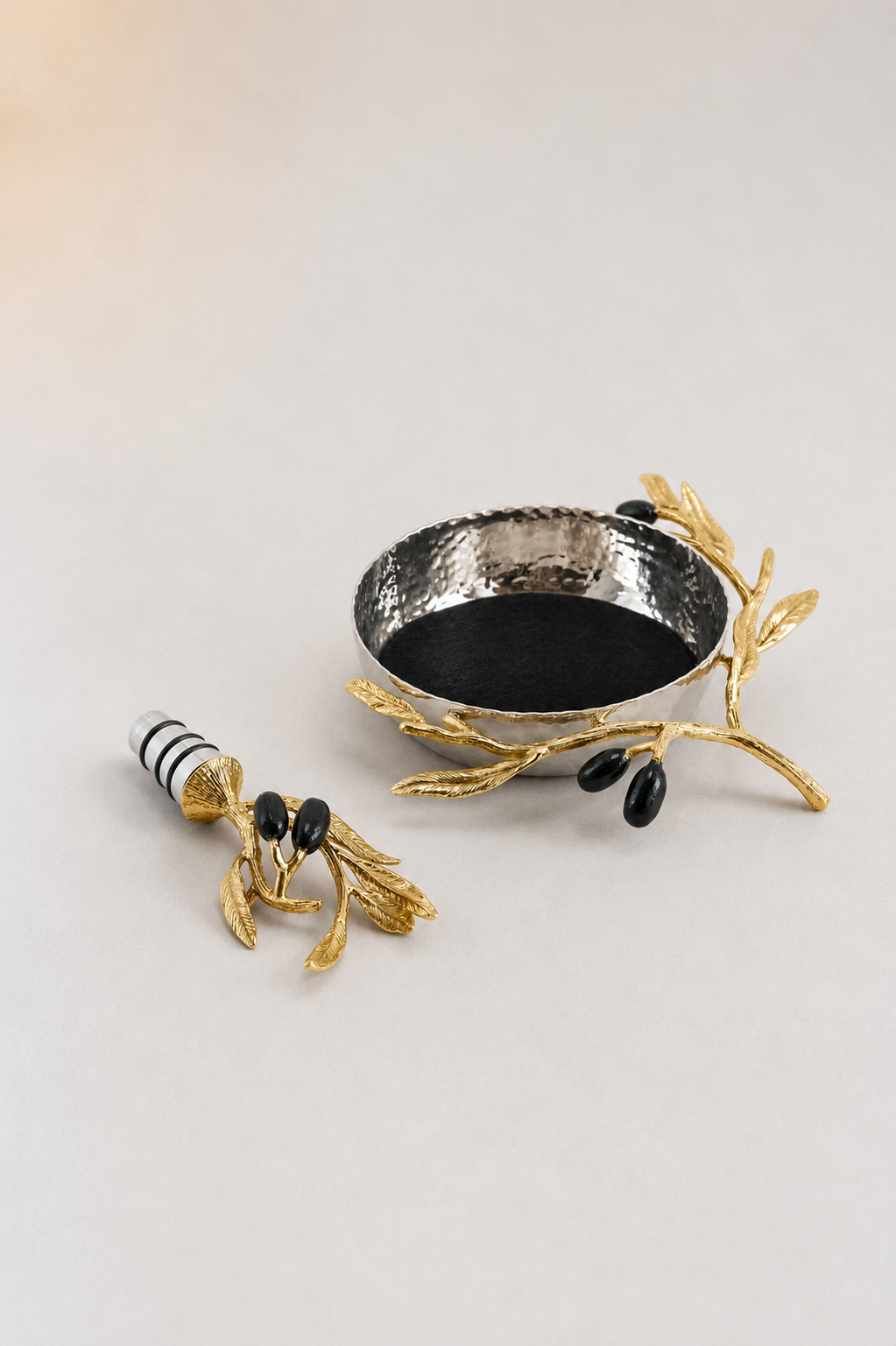 Wine Coaster and Stopper Set Michael Aram