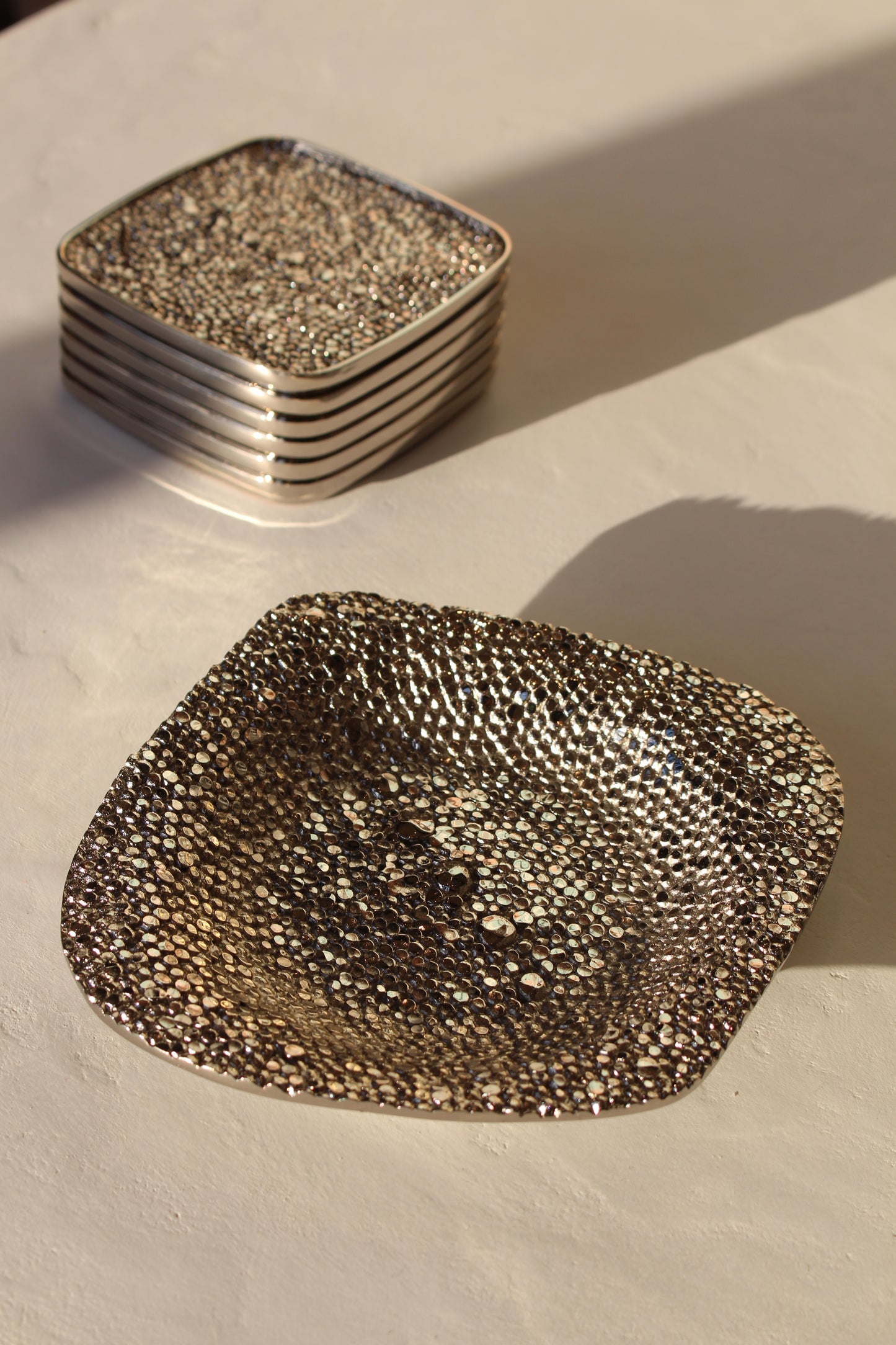 Shagreen Coaster Set