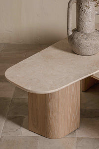 Omada Coffee Table — Marble by Janish Home — view 4 | Amier Home
