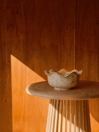 Bowl — Woodstone Petal by Cita Mulya | Amier Home