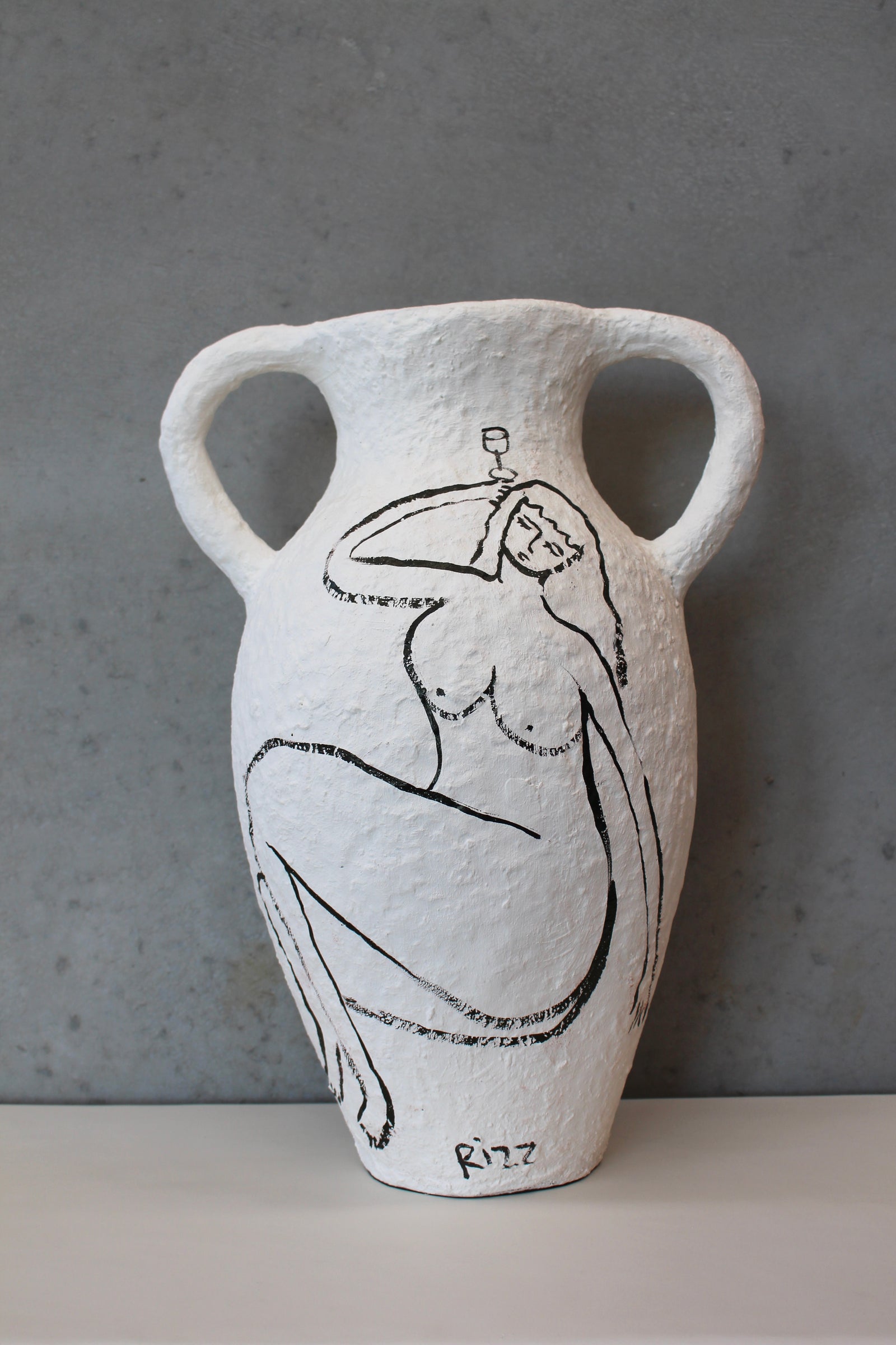 Woman with Wine Vase | By Rizz RizzRizzRizz