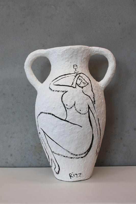 Woman with Wine Vase (Large) by Rizz
