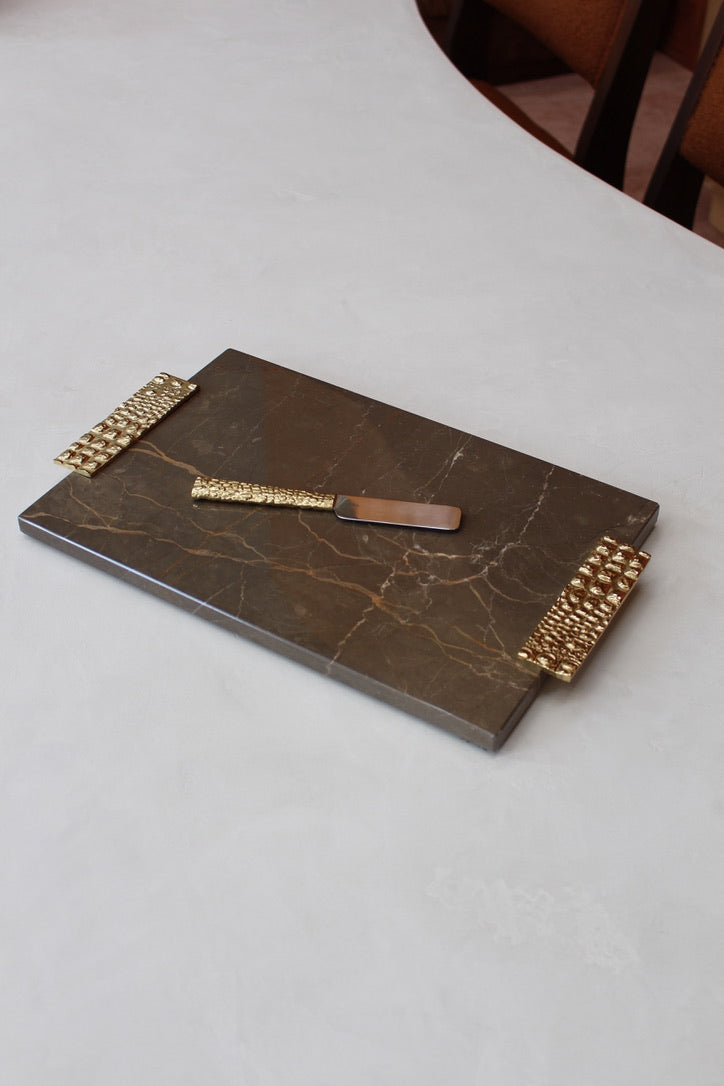 Safari Luxe Cheeseboard with Knife | Michael Aram