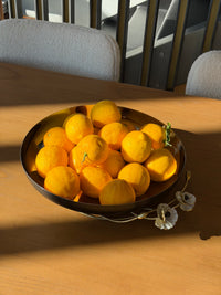 Anemone Large Footed Platter  Michael Aram - Steel bowl