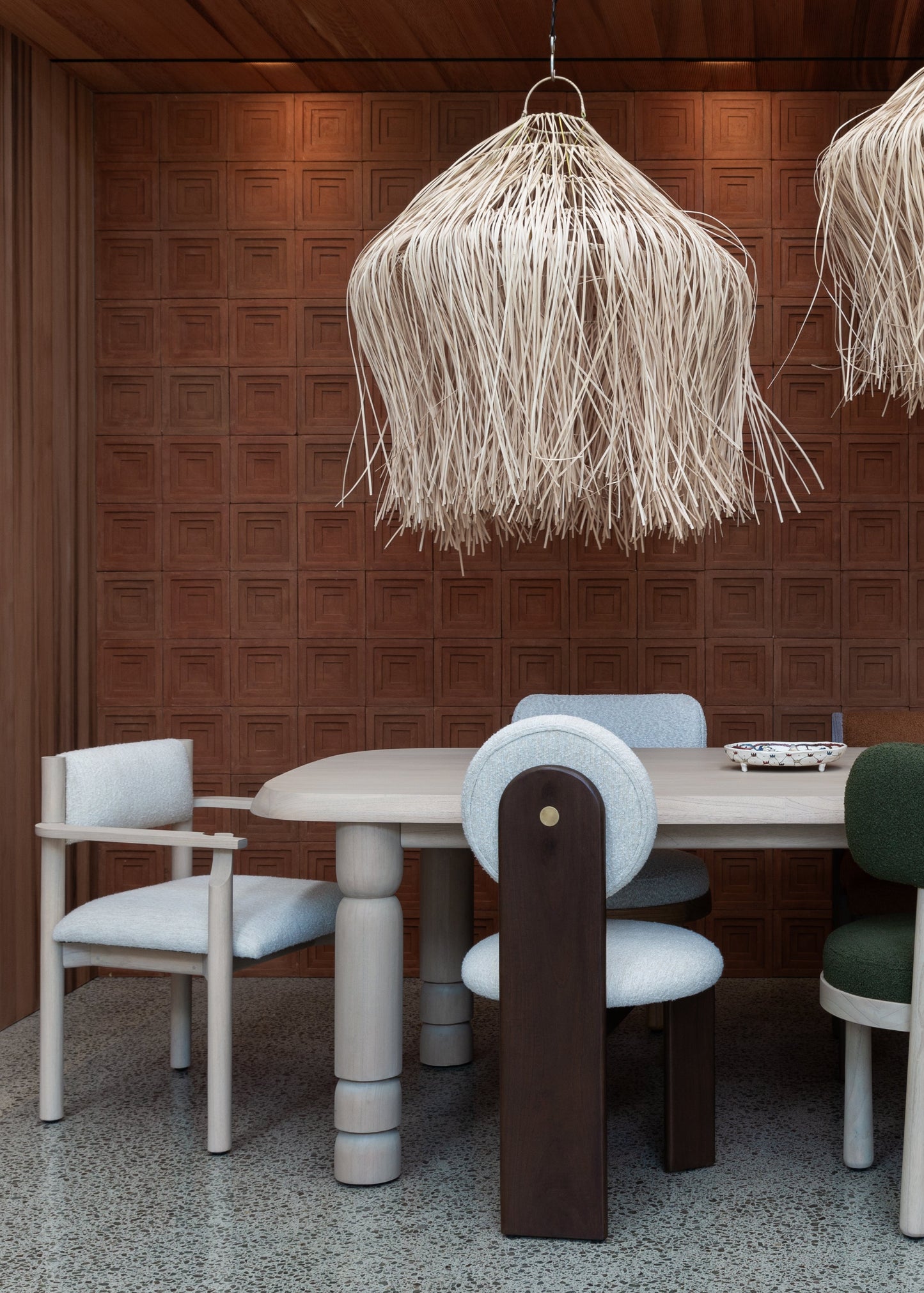 Rattan Landak Lampshade