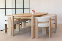Flavia — Oval Dining Table by Janish Home — view 7 | Amier Home
