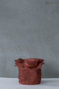 Flower Terracotta Bowl ****( Broken )**** Nebula Craftwork